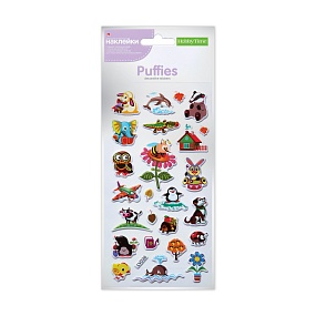 НАКЛЕЙКИ ОБЪЕМНЫЕ "ВЕСЕЛЫЕ ЗВЕРУШКИ-3" 3 ВИДА
Арт. 2-151/03