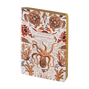 Ежедневник BrunoVisconti® недатированный
А6 (106 х 148 мм)
"FAUNA.DEEP SEA" 256 стр.
Арт. 3-742/14