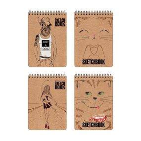 SKETCHBOOK BrunoVisconti®
185х250  мм, 80 л.
Крафт 125 г, на гребне
Арт. 1-552/03
обложка в ассортименте