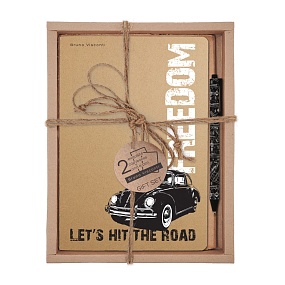 НАБОР ПОДАРОЧНЫЙ "FREEDOM" (ДВЕ ТЕТРАДИ BV И РУЧКА)
Арт. 7-40-082-3