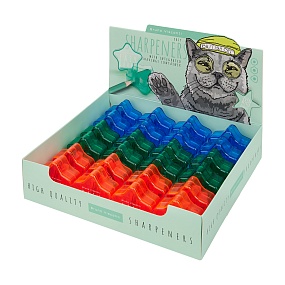 Точилка BrunoVisconti®
 (45 х 45 х 18 мм.)
"EASY. КОТ" 
Арт. 35-0070