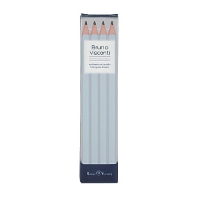 НАБОР ИЗ 4-Х КАРАНДАШЕЙ ЧЕРНОГРАФИТОВЫХ "GraphixZefir Jumbo. Зефирный голубой" 3.5 MM
Арт. 21-0065/03-4