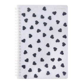 Тетрадь общая BrunoVisconti®
А5 (155 х 215 мм)
"BLACK&WHITE. СЕРДЕЧКИ" 60 л., клетка
Арт. 7-60-1268/07