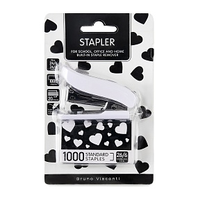 СТЕПЛЕР КАНЦЕЛЯРСКИЙ СО СКОБАМИ 24/6-26/6, "ArtGraphix", 1000 скоб
Арт. 46-0005