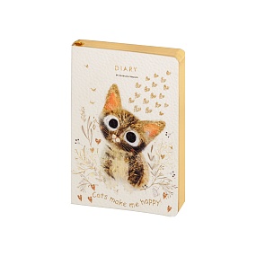 Ежедневник BrunoVisconti® недатированный
А6 (106 х 148 мм)
"LOVE ME.МИЛЫЙ КОТИК" 256 стр.
Арт. 3-742/09