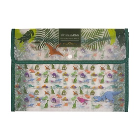 Папка-конверт на кнопке BrunoVisconti®
А4 (33  х  24 см)
"ДИНОЗАВРЫ "
Арт. 14-030/11