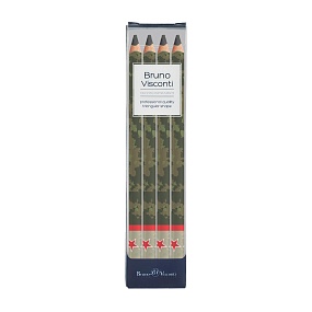 НАБОР ИЗ 4-Х КАРАНДАШЕЙ ЧЕРНОГРАФИТОВЫХ "HappyGraphix Jumbo. Милитари. Звезда" 4В, 3.5 MM
Арт. 21-0062/11-4