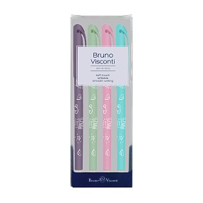 НАБОР ИЗ 4-Х РУЧЕК "DeleteWrite. Принцесса" СО СТИРАЕМЫМИ ЧЕРНИЛАМИ  0.5 ММ, СИНЯЯ
Арт. 20-0261-4/1