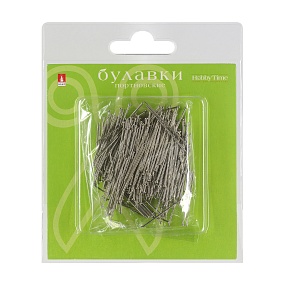 БУЛАВКИ ПОРТНОВСКИЕ. МЕТАЛЛИЧЕСКИЕ. 200 ШТ 
Арт. 2-685