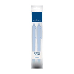 Набор BrunoVisconti®
из 2-х  шариковых автоматичесих ручек
0.7 мм, синий, SoftClick Zefir
Арт. 20-0105-2