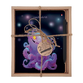 НАБОР ПОДАРОЧНЫЙ "OCTOPUS PARTY. Cunning"  (ДВЕ ТЕТРАДИ И РУЧКА)
Арт. 7-48-1297-2/5