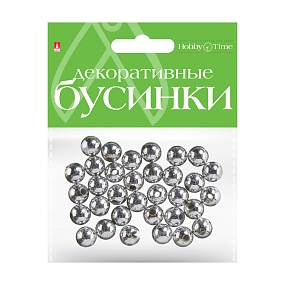 БУСИНЫ КРУГЛЫЕ СЕРЕБРЯНЫЕ, Ø 10 ММ
Арт. 2-371/06