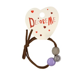 РЕЗИНКА ДЛЯ ВОЛОС 1 ШТ, 3  ЦВЕТА 
Арт. 2-712/305