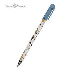 Ручка шариковая BrunoVisconti®
"HAPPYWRITE. СОБАКИ" 
0.5 мм, синяя
Арт. 20-0215/65