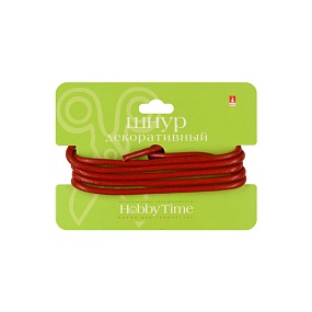 ШНУР ДЕКОРАТИВНЫЙ КОЖАНЫЙ КРУГЛЫЙ, Ø 3 ММ, 1 М, КРАСНЫЙ
Арт. 2-154/23