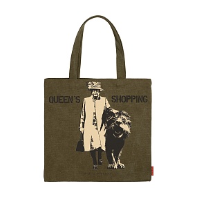 СУМКА-ШОППЕР КВАДРАТНАЯ, ЦВЕТ ХАКИ "КОРОЛЕВСКИЙ ШОППИНГ" 39x39 cm
Арт. 16-003-03/04