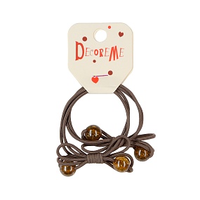 РЕЗИНКА ДЛЯ ВОЛОС 2 ШТ, 5 ЦВЕТОВ 
Арт. 2-712/260