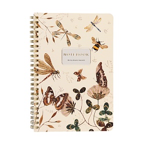 Тетрадь общая BrunoVisconti®
А5 (140 х 210 мм)
"FAUNA.БАБОЧКИСТРЕКОЗЫ" 60 л., линейка
Арт. 7-60-202/16