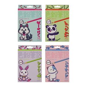 Карандашии цветные BrunoVisconti®
18  цветов, грифель 4 мм
KAWAII ANIMALS
Арт. 30-0128
упаковка в ассортименте