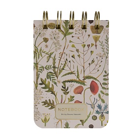 БЛОКНОТ НА ГРЕБНЕ «CUTE JOURNAL» A7, BV, 100 Л."FLORA.Луговые травы". ЛИНЕЙКА
Арт. 3-100-009/15