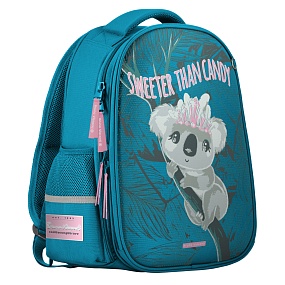 РЮКЗАК-КАПСУЛА БИРЮЗОВЫЙ С ЭРГОНОМИЧНОЙ СПИНКОЙ "МИЛОТА ЗАШКАЛИВАЕТ.КОАЛА" 
Арт. 12-009-095/09