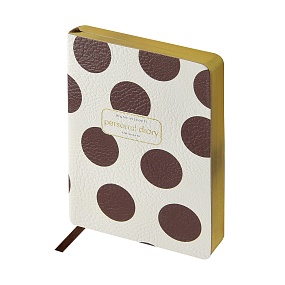 Ежедневник BrunoVisconti® недатированный
А6 (106 х 148 мм)
"BROWN POLKADOT" 256 стр.
Арт. 3-742/03