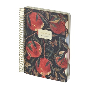 ЗАПИСНАЯ КНИЖКА "ART JOURNAL" B5,120 Л. НА СПИРАЛИ, С РАЗДЕЛИТЕЛЯМИ "FLORA.ГРАНАТ"
Арт. 3-819/06