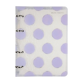 Тетрадь со сменным блоком BrunoVisconti®
в пластиковой обложке А5 (159 х 214 мм)
"ГОРОШЕК" 80л., клетка
Арт. 7-80-633/02