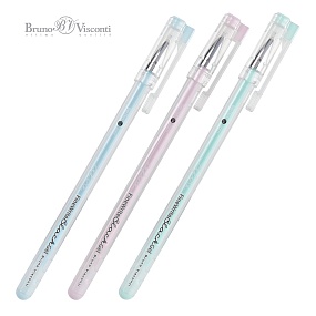 Ручка гелевая BrunoVisconti®
"FINEWRITE" 
0.38 мм, Zefir  черный
Арт. 20-0392/42