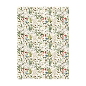 Упаковочная бумага BrunoVisconti®
 (50 х 70 см)
"FLORA.ЛУГОВЫЕ ТРАВЫ"
Арт. 2-794/01