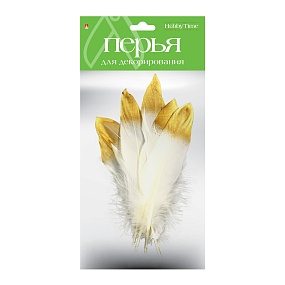 ПЕРЬЯ ДЛЯ ДЕКОРИРОВАНИЯ 17-20 СМ. 3 ВИДА , "ЗОЛОТO/СЕРЕБРО". НАБОР №11
2-405/08