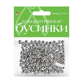 БУСИНЫ КРУГЛЫЕ СЕРЕБРЯНЫЕ, Ø 6 ММ
Арт. 2-371/04